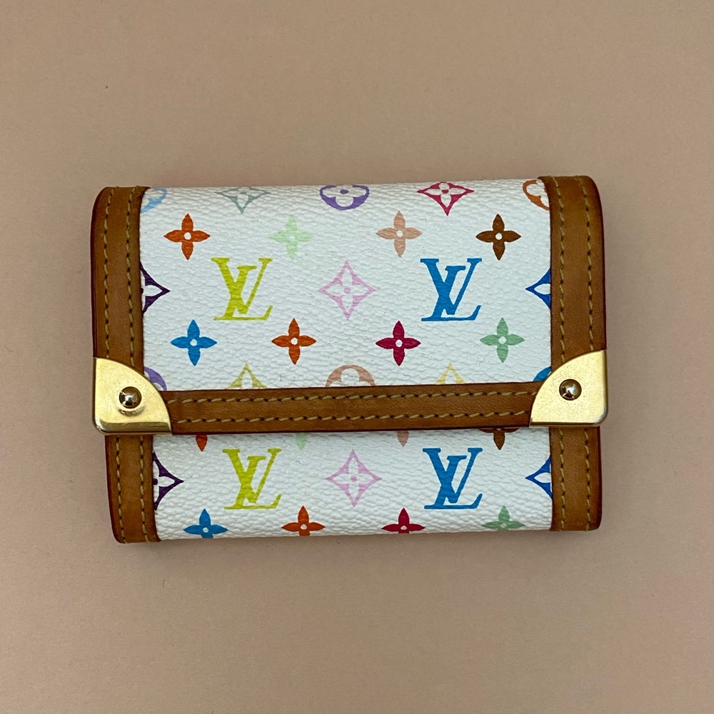 Louis Vuitton Mono Multicolor Monnaie Plat Coin